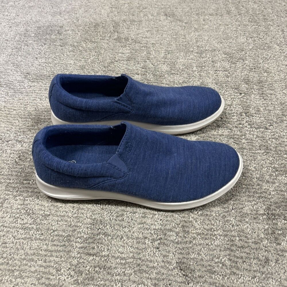 Merinos Wool Shoes Women's 9 Blue Slip On Sneakers Comfort